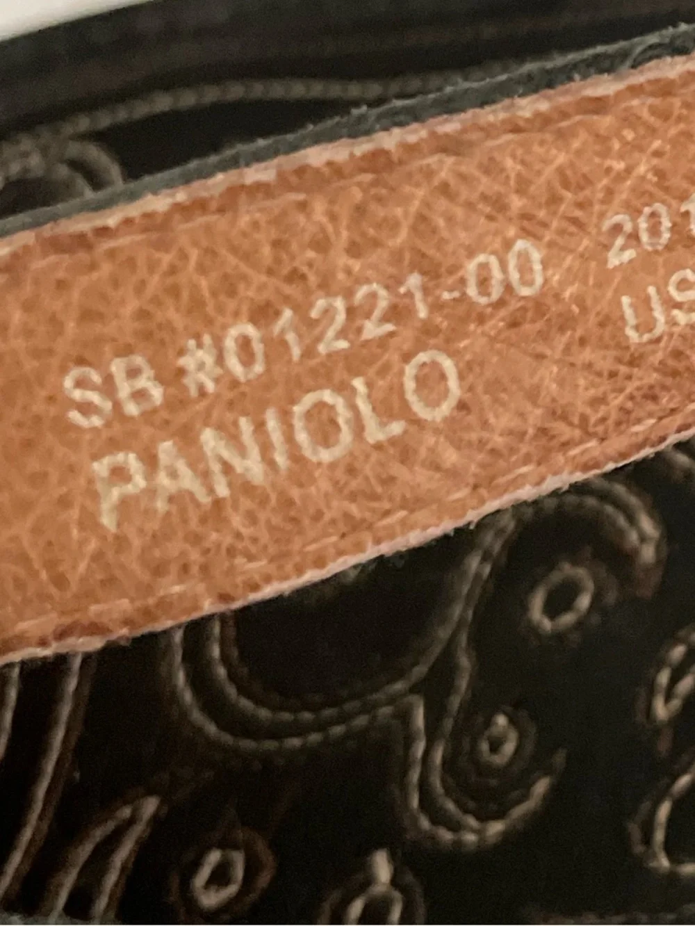 Olukai Paniolo Flip Flop Black Leather Sandals Size 11 - Picture 8 of 9